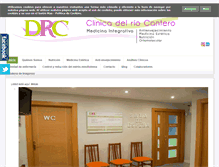 Tablet Screenshot of clinicadelriocantero.com